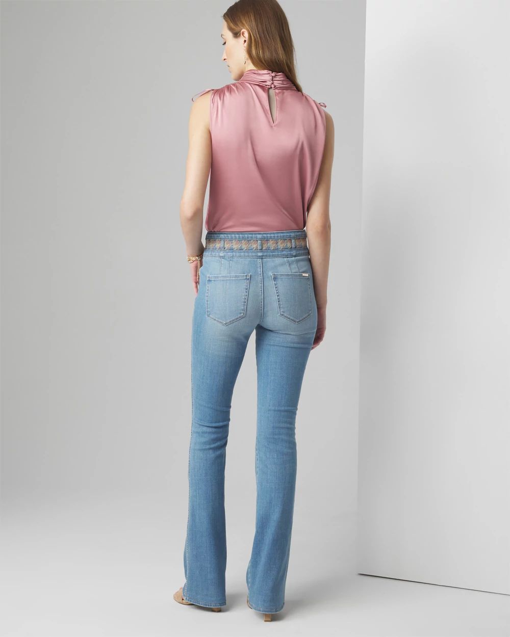 Extra High-Rise Everyday Soft Denim™ Skinny Flare Jeans | White